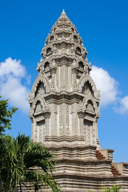 Buddhist temple in phnom penh cambodia