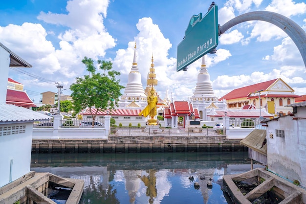 Buddhist temple wat phichaiyat it is a royal temple of the\
second class there are about 100 royal temples in thailand