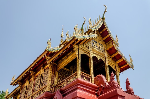 Buddist temple in Lampoon, Thailand