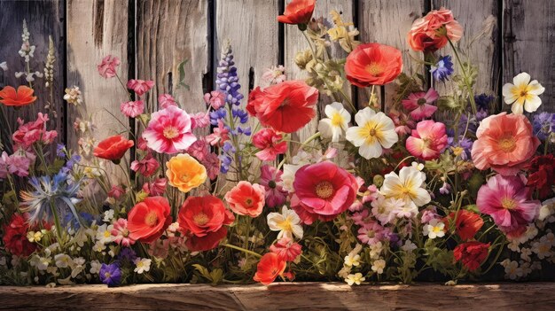 Buds flowers fence