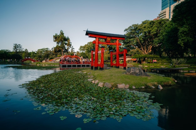 부에노스아이레스 (아르헨티나) - 2023년 12월 14일 부에노스의 일본 정원 (Buenos Aires Japanese Garden)