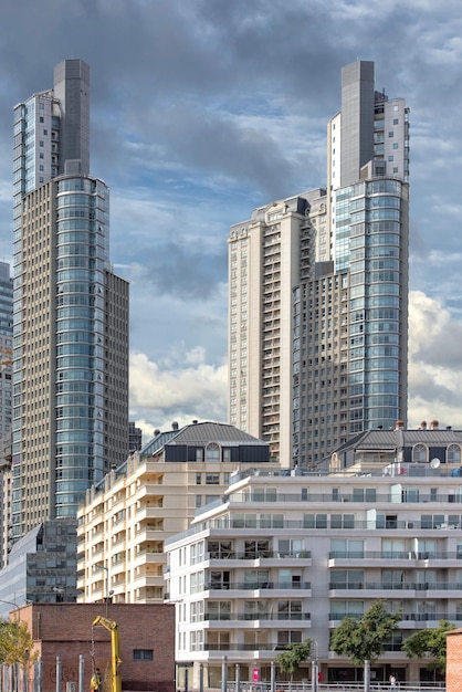 Buenos aires modern buildings detail