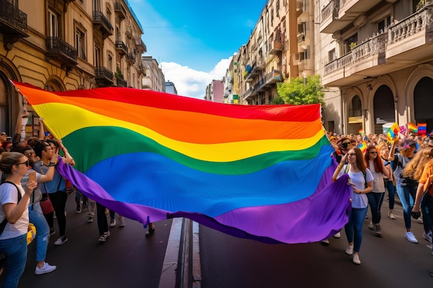 Buenos Aires Shines with Diversity Nov 6 2021 LGBT Pride Parade Ignites Passion and Unity