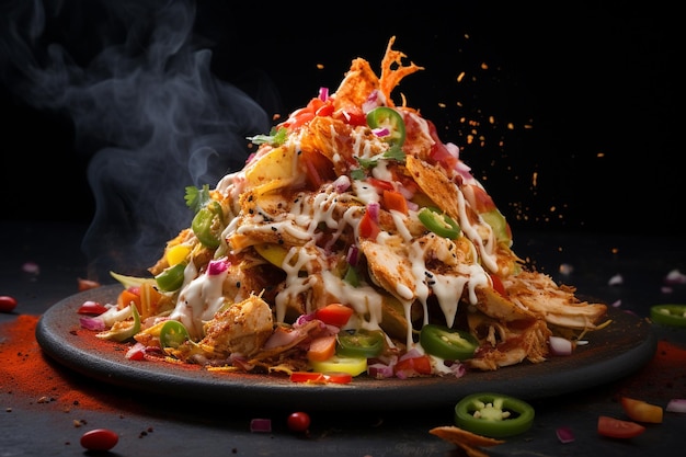 Buffalo Chicken Nachos Summer Bash Fiery Challenge