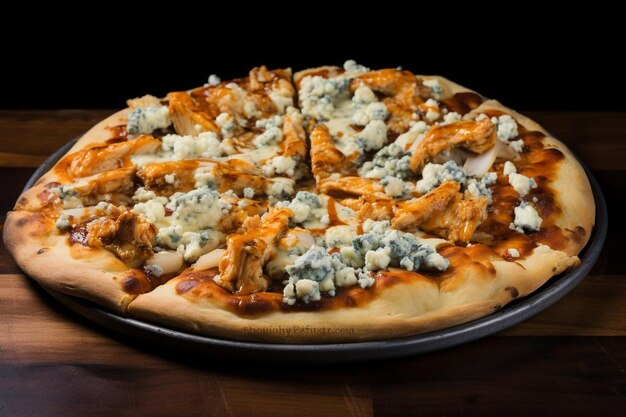 Buffalo Chicken Pizza with Blue Cheese Combo Platter