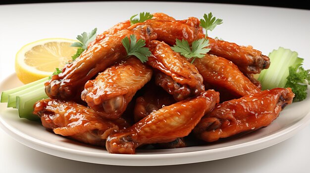 buffalo chicken wings HD 8K wallpaper Stock Photographic Image