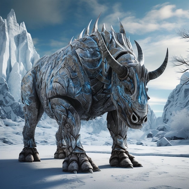 A buffalo concept art