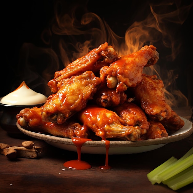 Buffalo wing for advertising