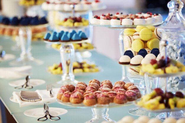 Foto buffet cupcakes snoepjes