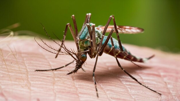 a bug on a persons hand on a finger