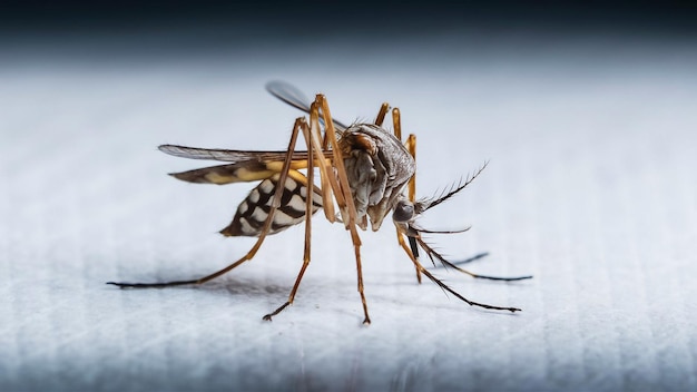 Photo a bug with a fly on its face