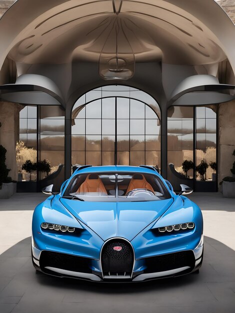 Bugatti Chiron ai gegenereerd