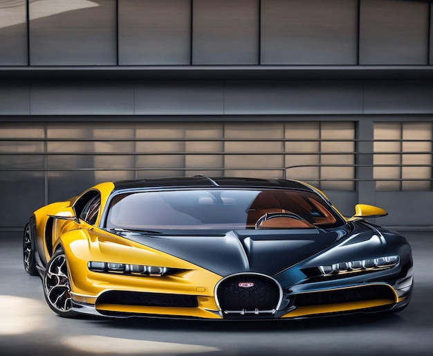 Bugatti Chiron ai gegenereerd