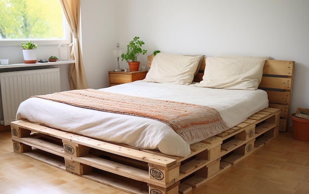 Build your own pallet bed