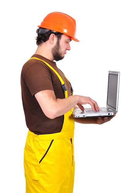 Builder with notebook