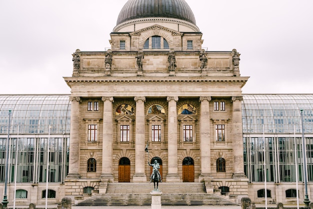 Building of the bavarian state chancellery munich germany