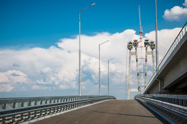 Building a bridge across the river