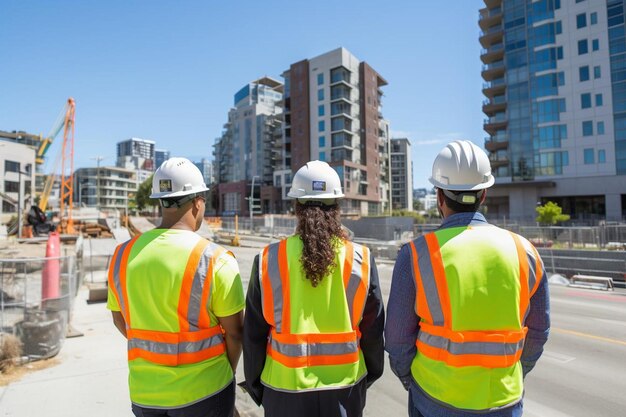 Photo building communities the social impact of construction workers