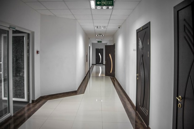 Building corridor offices