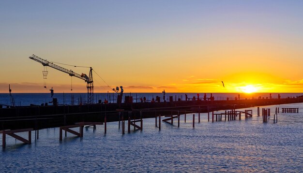 Building Dreams Free Photo of Construction Workers at Sunset Witness the Art of Progress