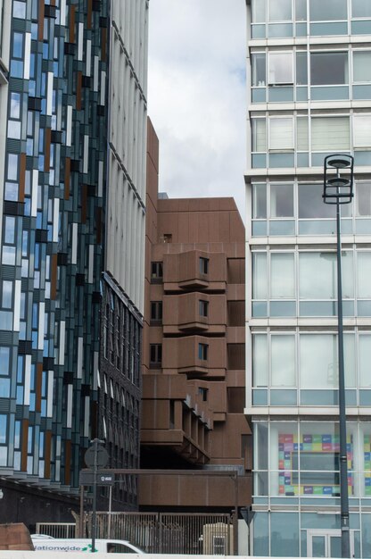 Building hiding on one corner of the Albert dock Liverpool