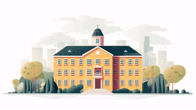 building illustration vector