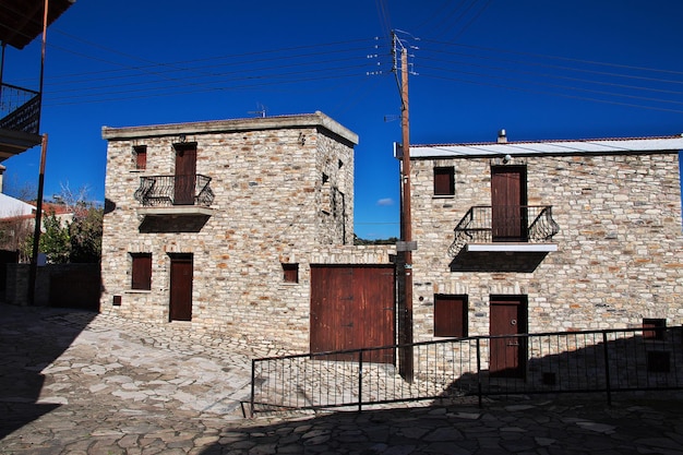 The building in Lefkara village, Cyprus