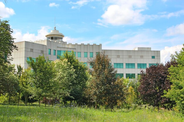 building of modern hotel in NovgorodSiversky Modern architecture