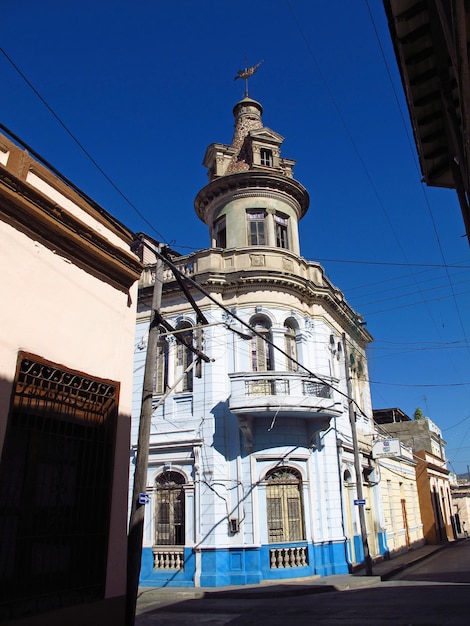 The building in Santiago, Cuba