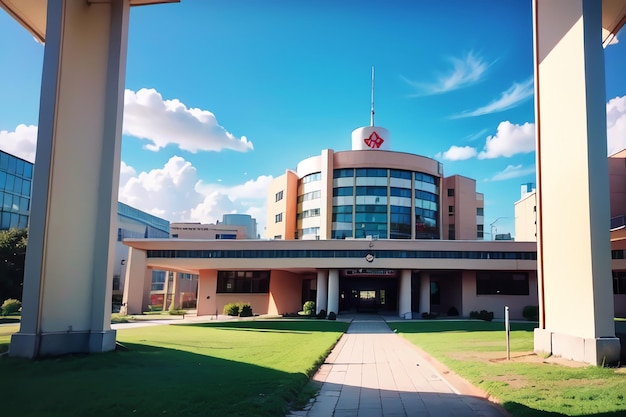 The building of the university of the south china