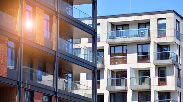 a building with balconies and balconies