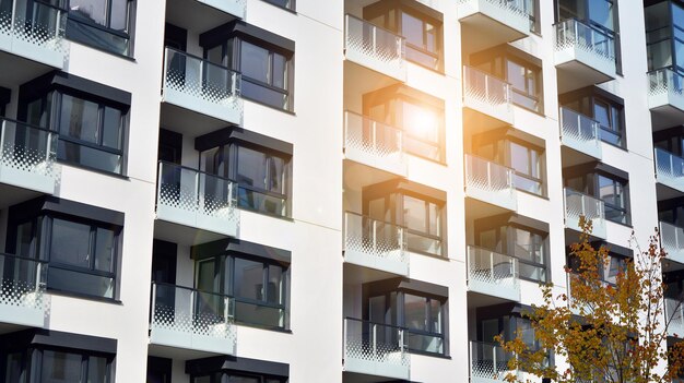 a building with balconies and balconies