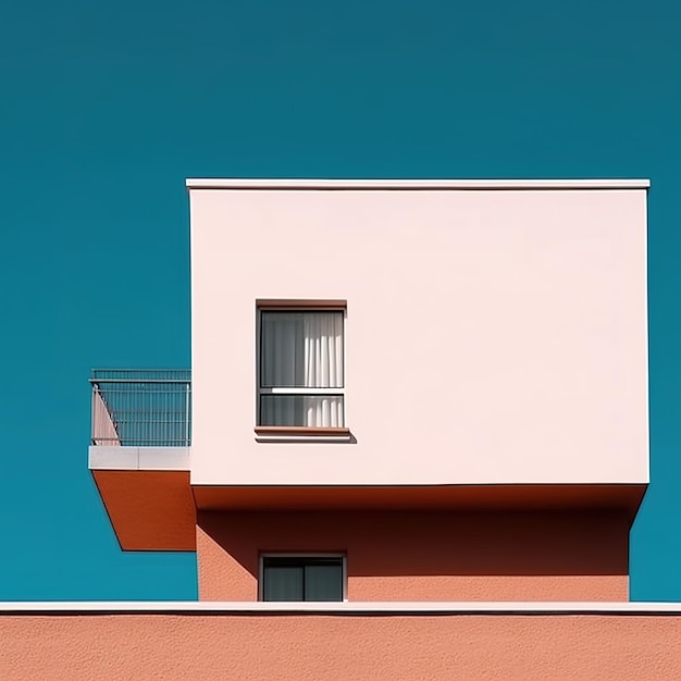 A building with a balcony and a balcony with a window that says " no. 1 ".