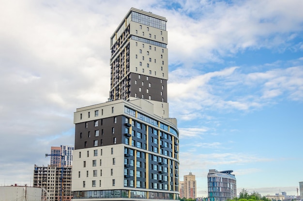 A building with a blue facade and the word london on it