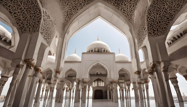 Photo a building with a dome that has a large arch that says the number 3 on it