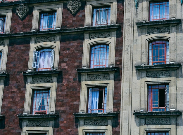 A building with many windows