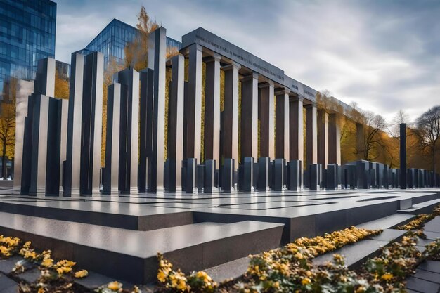 A building with a yellow and black sign that says'the university of california '