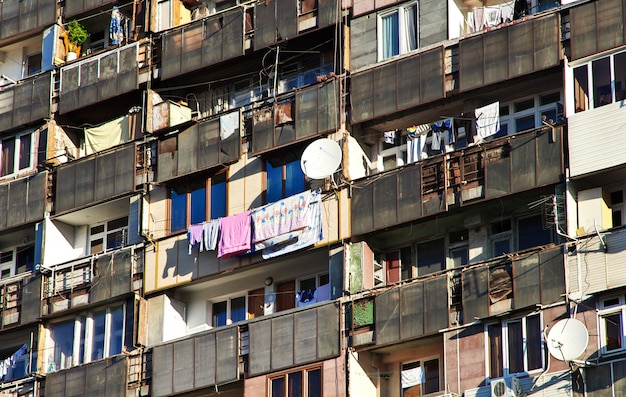 The building in Yerevan, Armenia