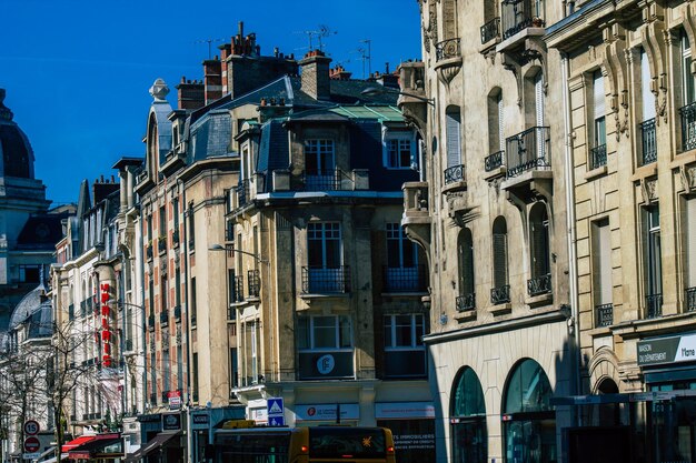 Buildings against sky in city