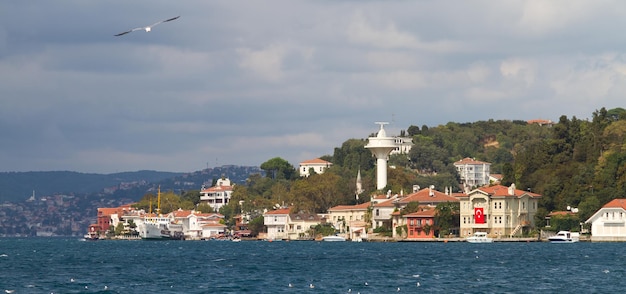 Buildings in Bosphorus Strait