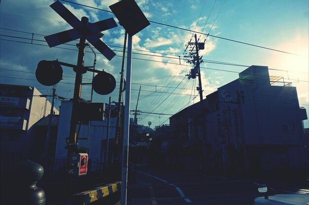 Photo buildings in city against sky