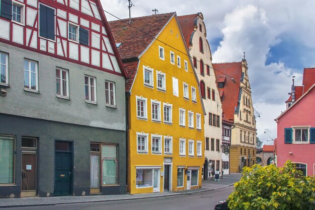 Buildings in city against sky