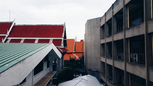 Photo buildings in city against sky