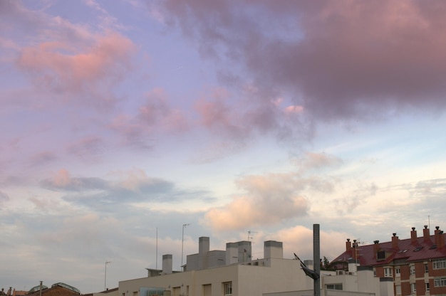 Buildings in city against sky