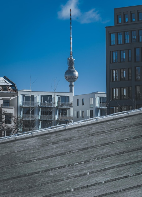 Buildings in city against sky