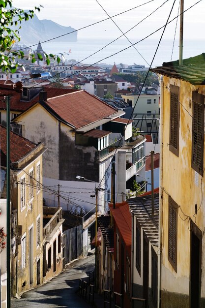 Photo buildings in city against sky