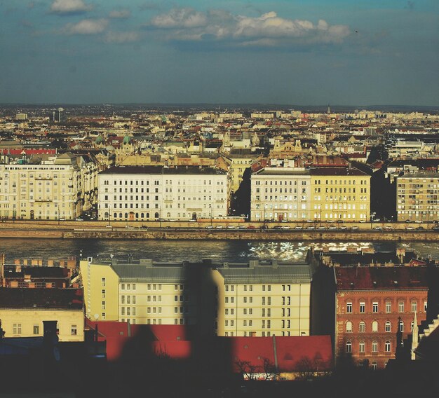 Photo buildings in city against sky