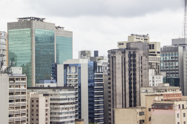 Buildings of the city center of Sao Paulo