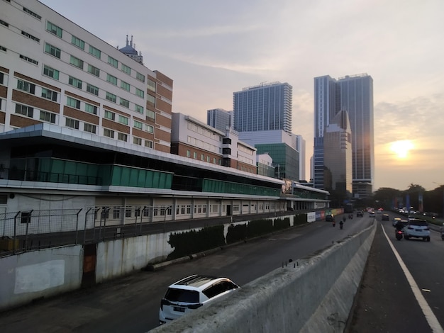 Photo buildings in city of karawaci