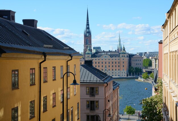 Photo buildings in city